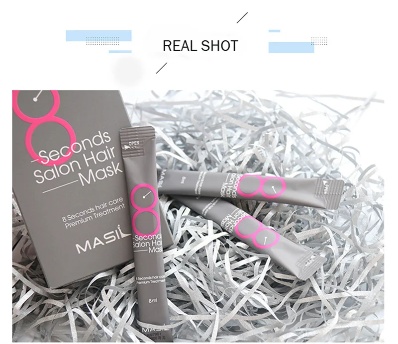 Masil Hair Mask Travel Size 8 Seconds Salon CNC Hair Care Liquid Essence Conditioner Anti Hair Loss Repair Damage Hair Shampoo