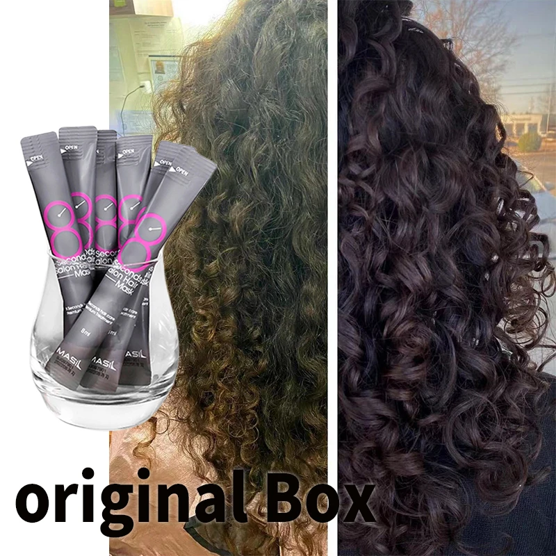 Masil Hair Mask Travel Size 8 Seconds Salon CNC Hair Care Liquid Essence Conditioner Anti Hair Loss Repair Damage Hair Shampoo