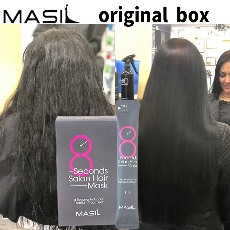 Masil Hair Mask Travel Size 8 Seconds Salon CNC Hair Care Liquid Essence Conditioner Anti Hair Loss Repair Damage Hair Shampoo