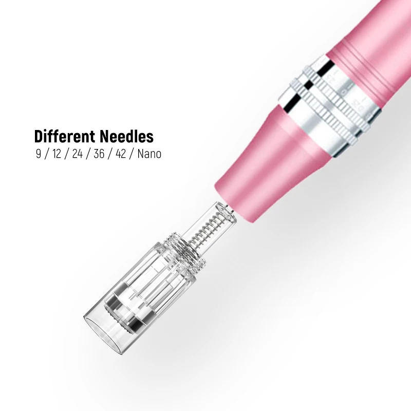 Homeuse Wilreless Ultima Microneedling Pen Professional Dermapen With 12pcs Tattoo Needles