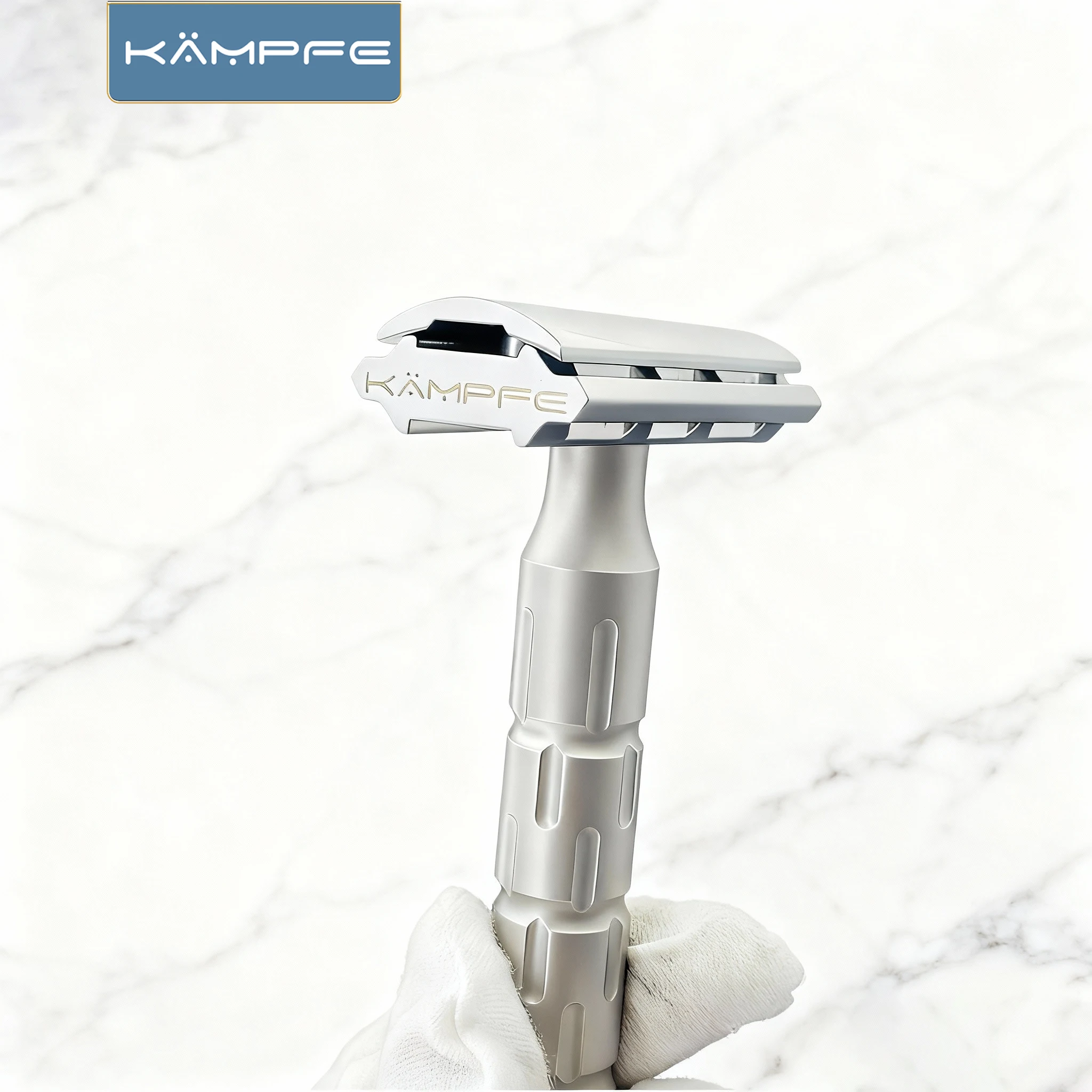 KAMPFE Manual quality razor Adjustable Single Blade Razor With 6 Shave Settings Non-Slip Handle For Men and Women