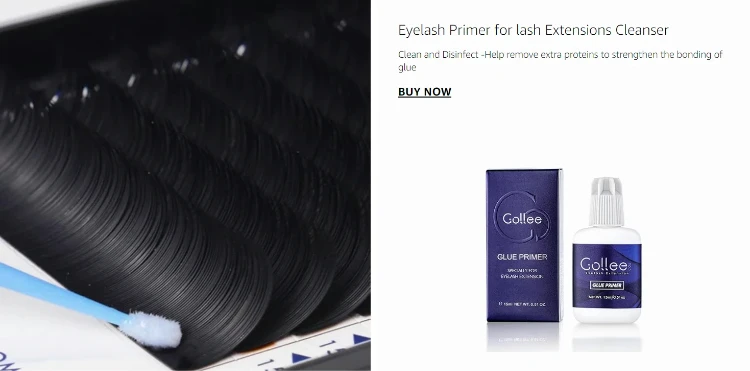 Gollee Sweatproof for Sports Running Waterproof Swimming 0.5-1s Eyelash Extension Glue Fast Drying Professional Eyelash Adhesive