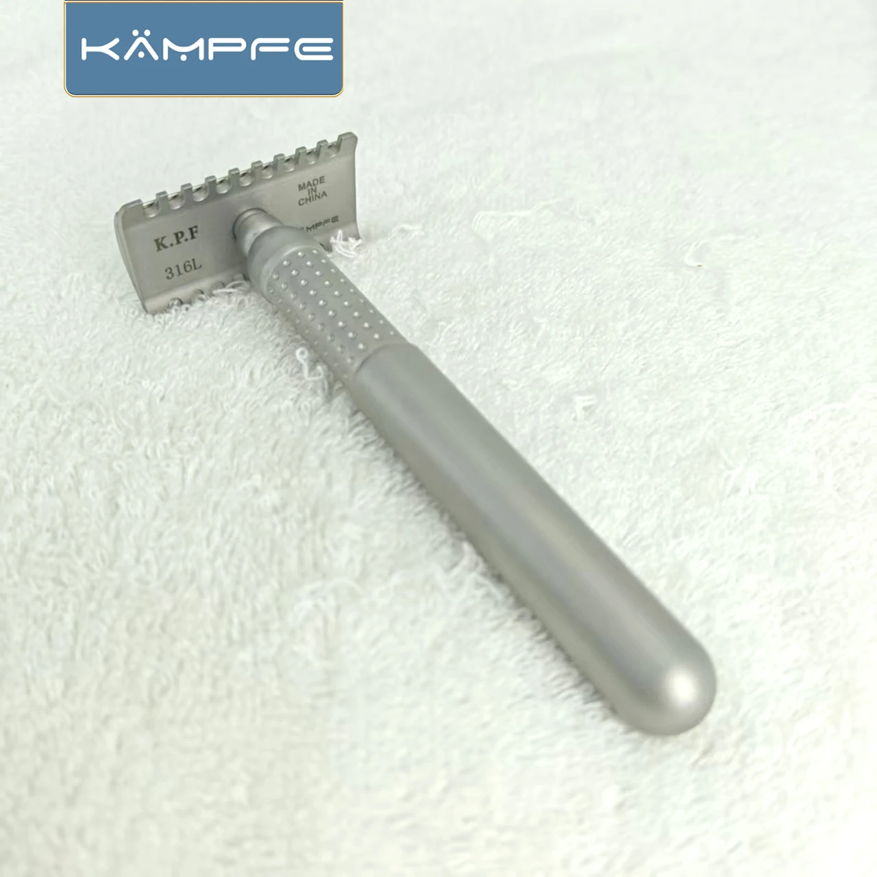 KAMPFE CNC machining Stainless Steel Safety man shaver Blade Shaving Razors with and 5 blades Mans tools