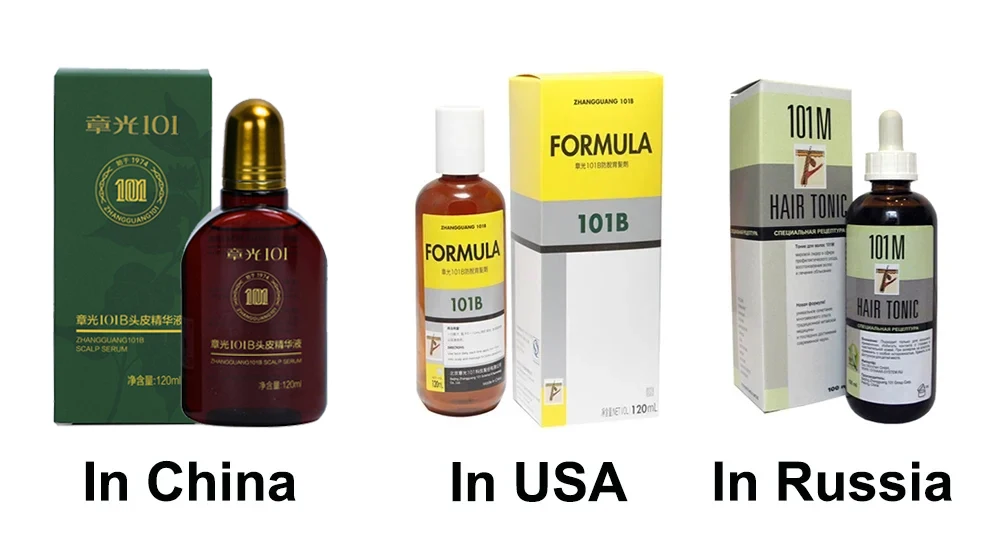 ZHANGGUANG 101B HAIR TONIC 120 ML (101M) Powerful Anti-Hair Loss Chinese Medicine Therapy Hair Treatment Essence 100% Original