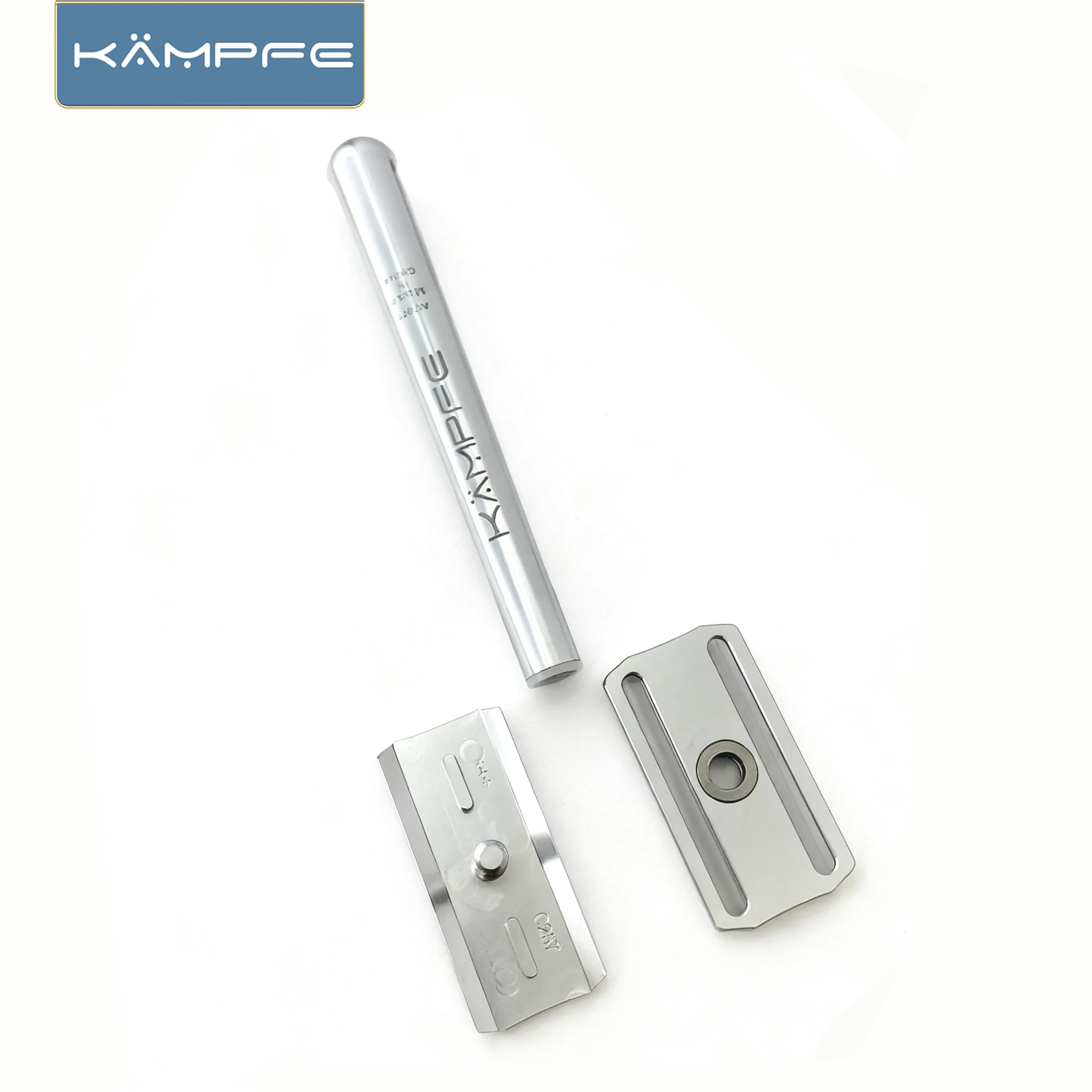 KAMPFE Double Edge CNC processing aluminum Safety Light Weight Travel Razor Beard Shave gifts for men