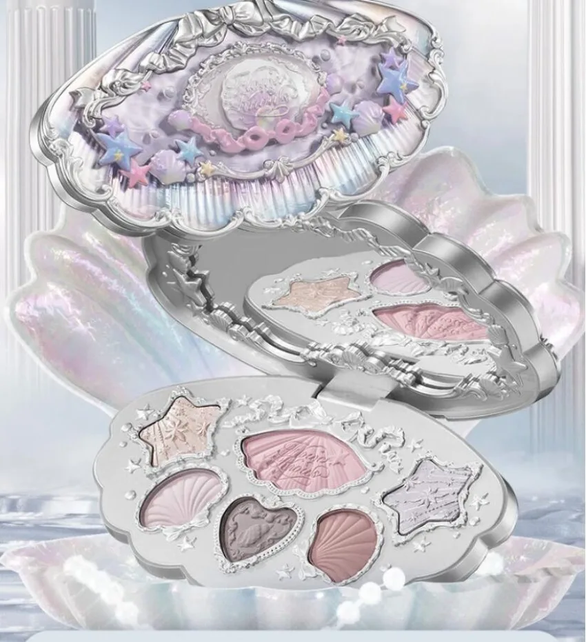 Flower Knows Full Makup Set Little Angel Collection The Sweetie Bear Gift Box Blush Cream Matte Lipstick Highlighter All in One