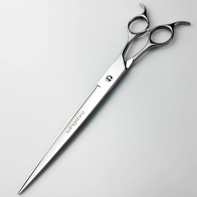 Wingsbro 8 Inch Dog Curved Shark Scissors, Pet Grooming Thinning Scissors, Dog Grooming and Hair Trimming Tool