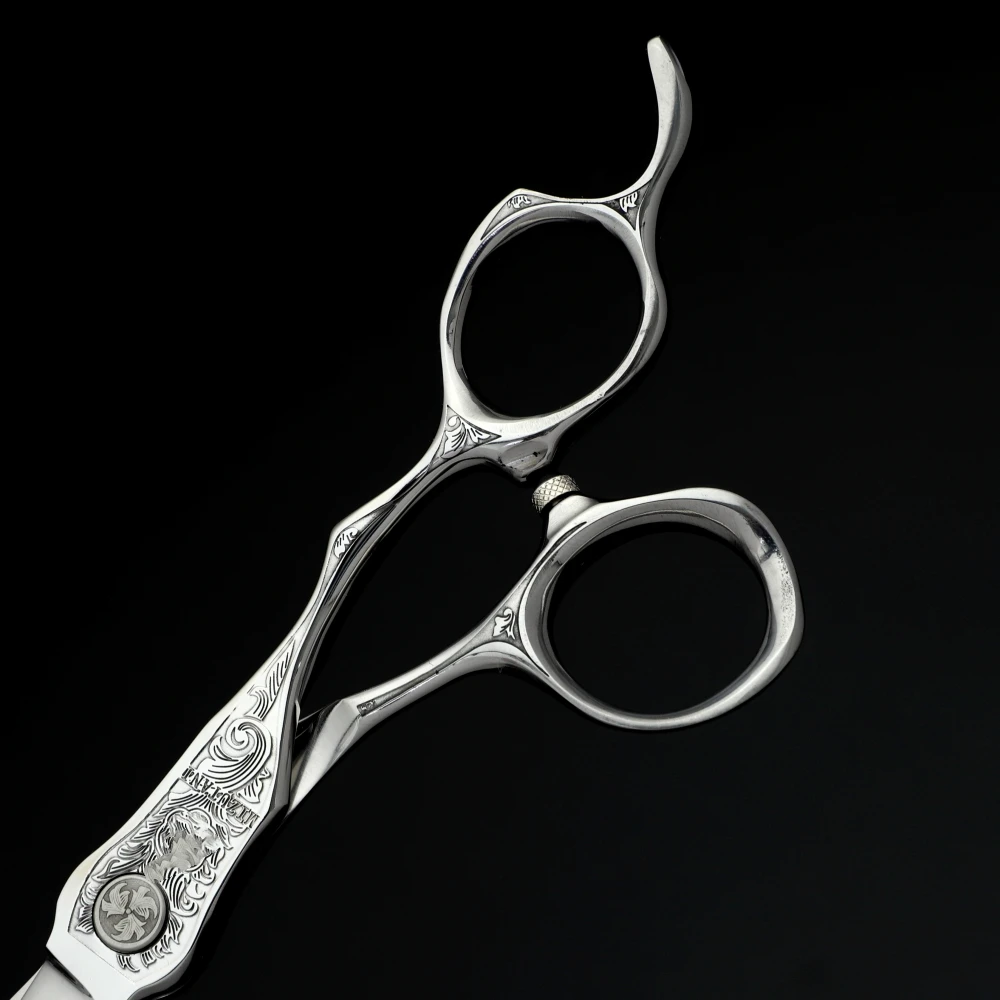 Professional Barber Scissors VG10 Steel 6.2 Inch 3D Carved Handle High-End Salon Hairdressing Sharp And Durable Cutting Tools