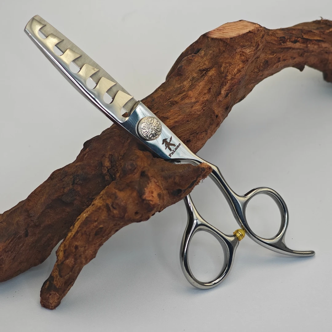 FnLune 6.0 Hairdressing Barber Hair Scissor Professional Hairdressers Barbers Stainless Steel Hair Cutting Shears Salon Barbers