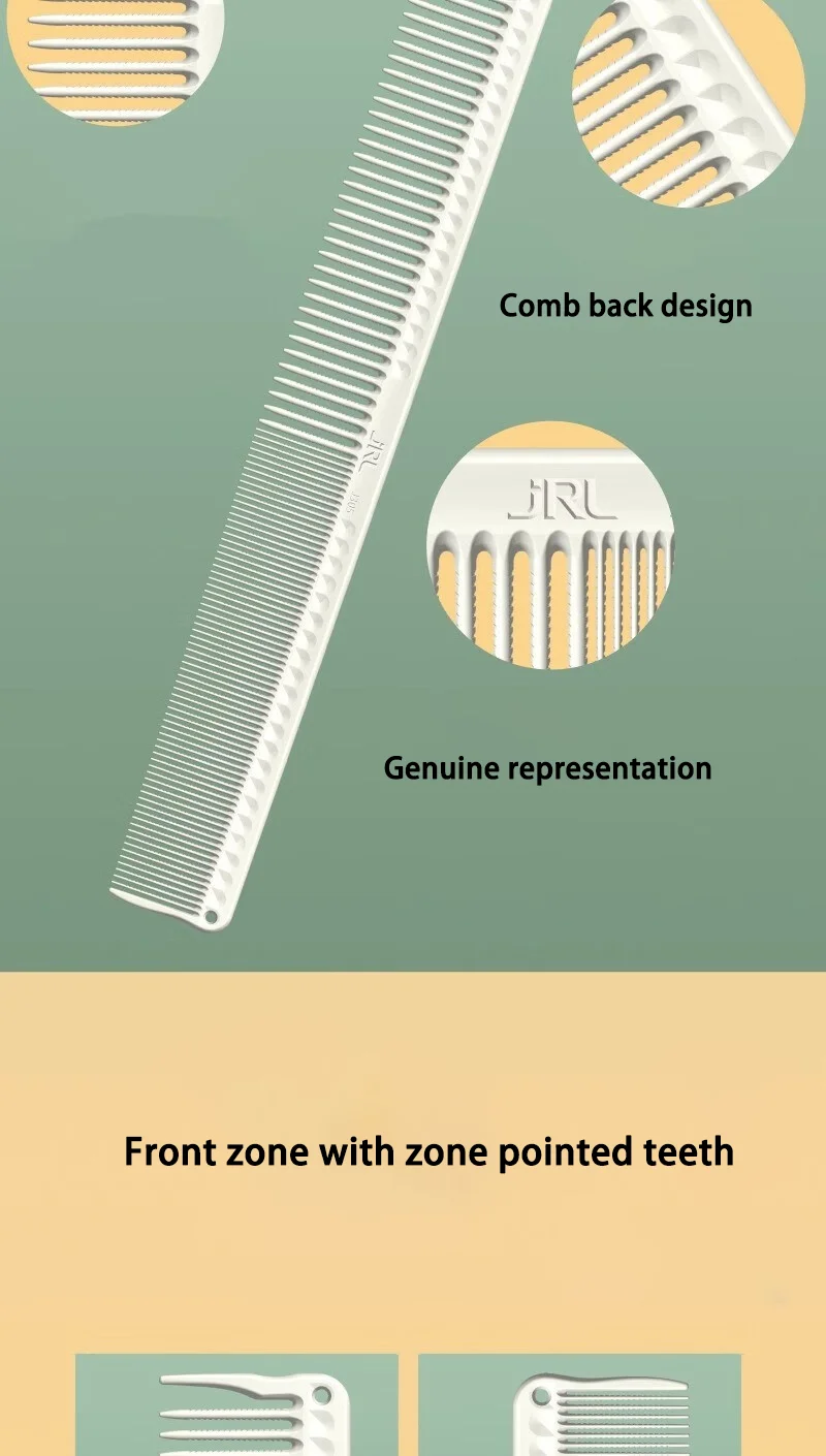 JRL Full Series Professional Hairdressing Comb Set Hairdressing Comb, Non Slip Design Hairdressing Comb,  Salon Tool Accessories