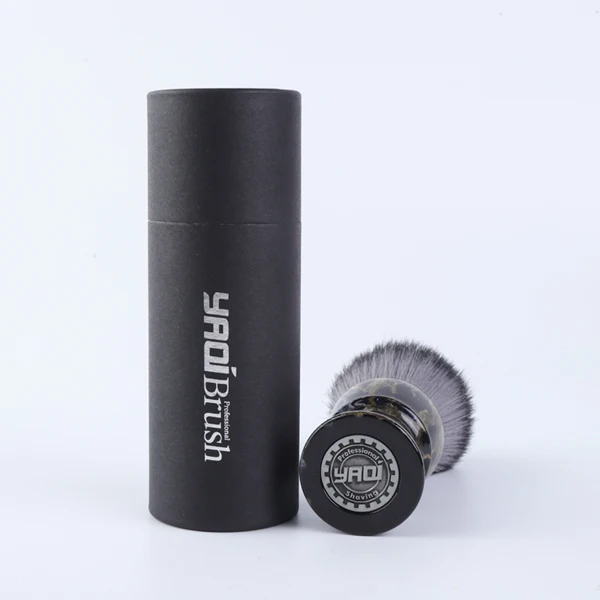 YAQI ROCKS 28mm Synthetic Hair Resin Handle Men Wet Shaving Brush