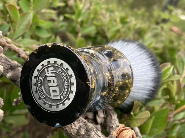 YAQI ROCKS 28mm Synthetic Hair Resin Handle Men Wet Shaving Brush