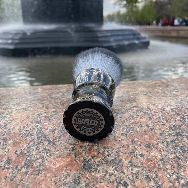 YAQI ROCKS 28mm Synthetic Hair Resin Handle Men Wet Shaving Brush