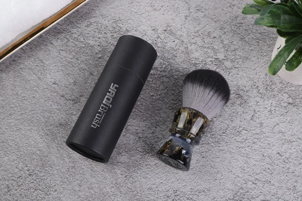 YAQI ROCKS 28mm Synthetic Hair Resin Handle Men Wet Shaving Brush