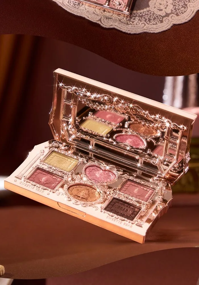 Flower Knows Never's Shop Collection 8 Color Glitter Eyeshadow Palette High Pigmented Eye Makeup Matte Shimmer Eye Shadow Pallte