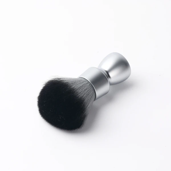 YAQI Aluma Heavy Metal Handle Timber Wolf Synthetic Hair Tuxedo Knot Shaving Brush for Mens Shave