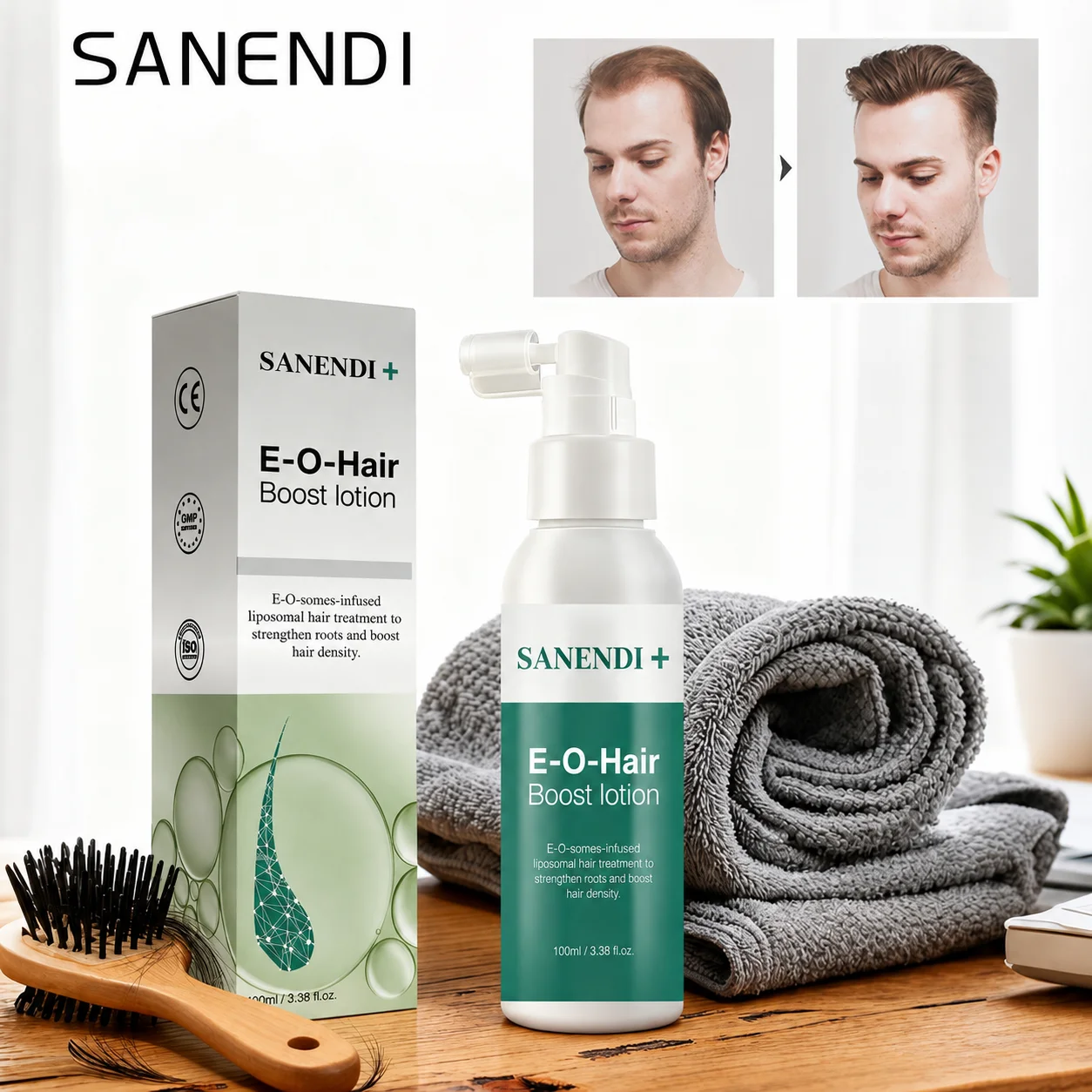 Hot Sale Sanendi EXOME Scalp Care Hair Boost Lotion Improve Scalp Condition Serum HRLV Lyophilized E-OME South Korea Hair Care