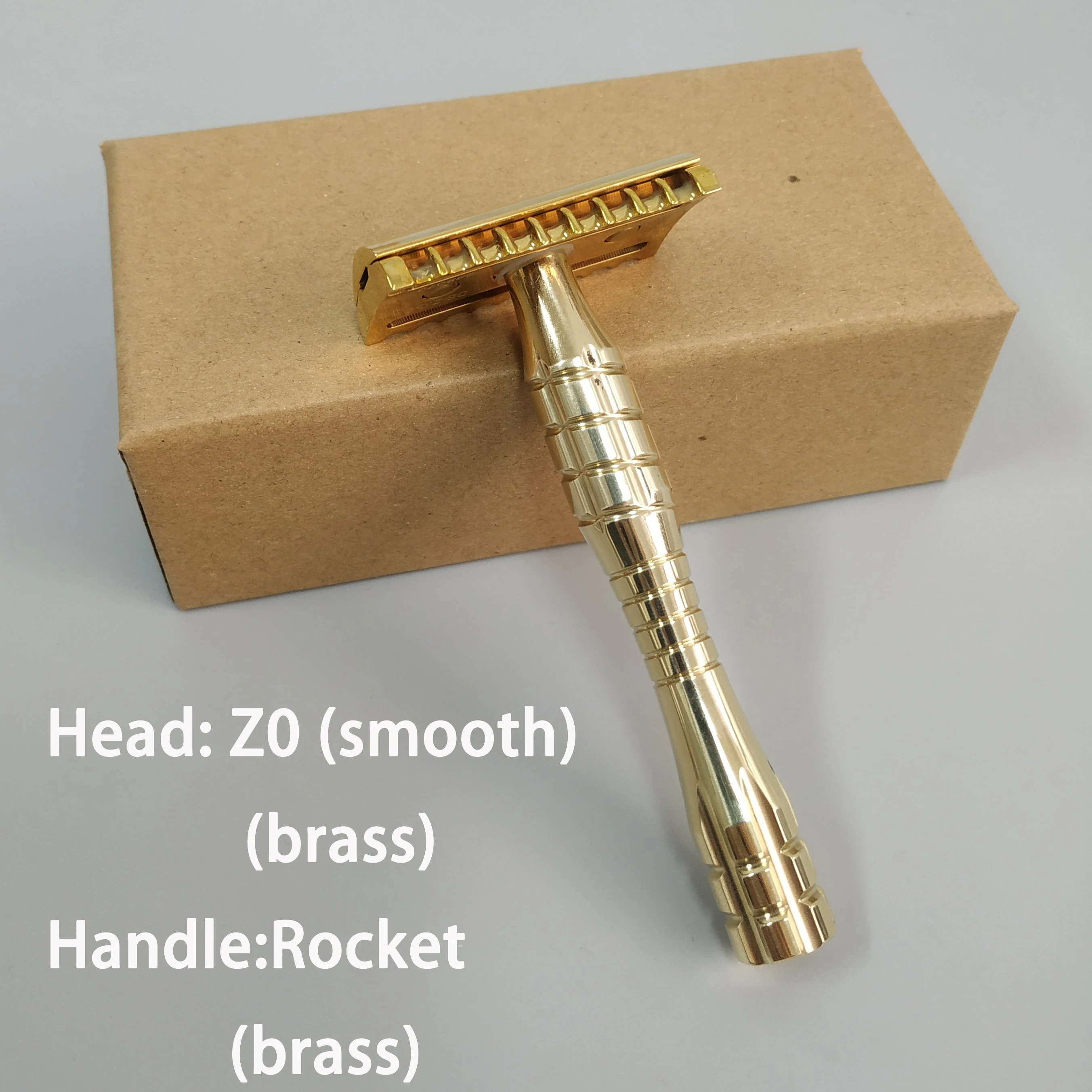 Dscosmetic Z0 Razor CNC Made Double Edge Safety Razor Mirror Polished