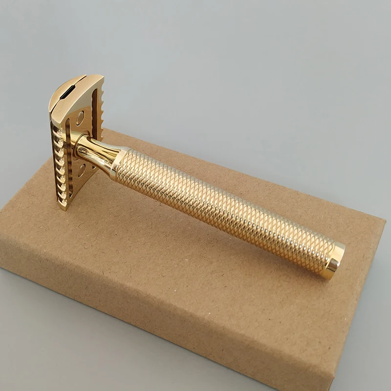 Dscosmetic Z0 Razor CNC Made Double Edge Safety Razor Mirror Polished