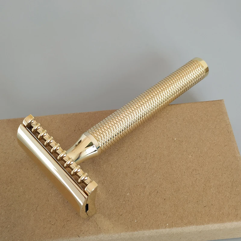 Dscosmetic Z0 Razor CNC Made Double Edge Safety Razor Mirror Polished