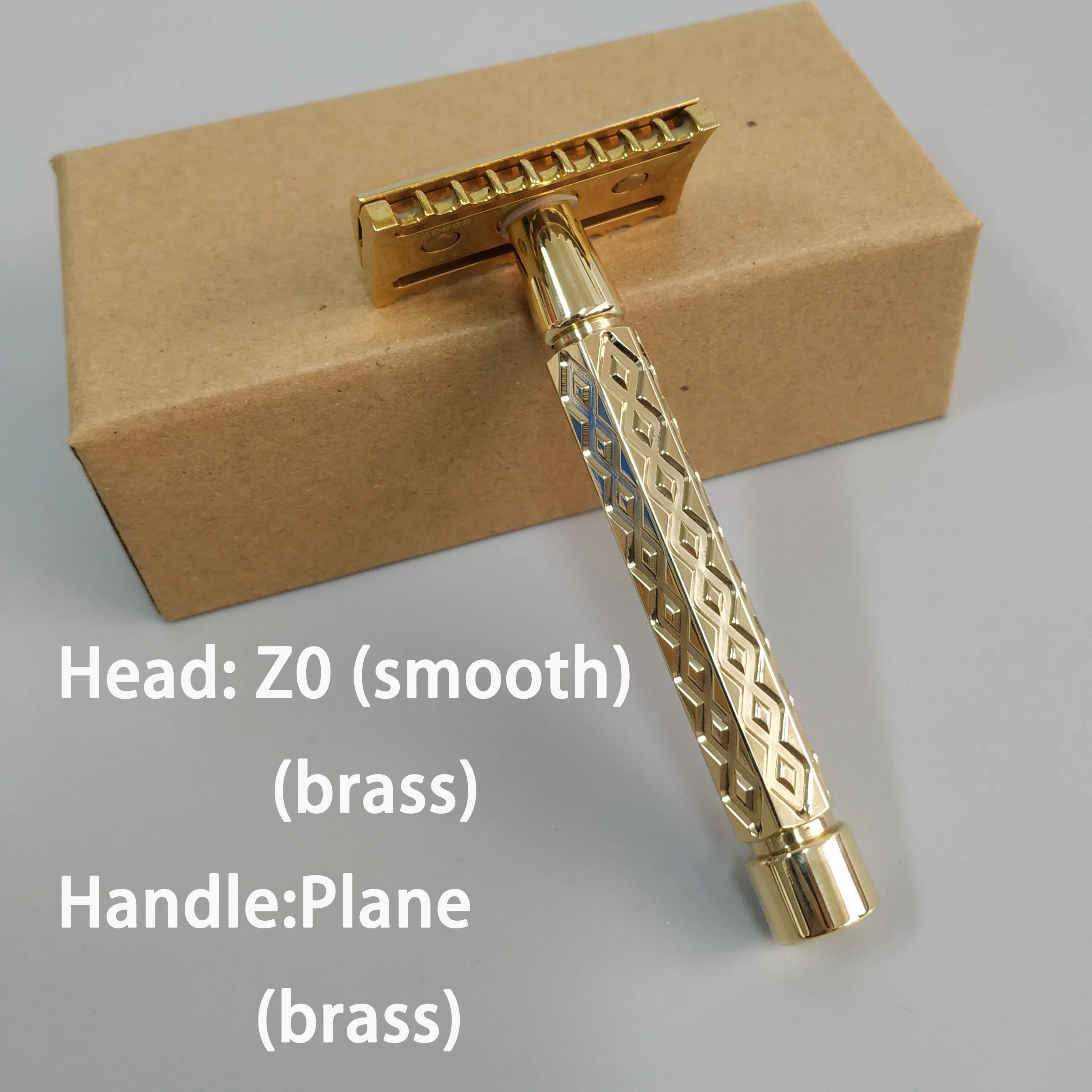 Dscosmetic Z0 Razor CNC Made Double Edge Safety Razor Mirror Polished