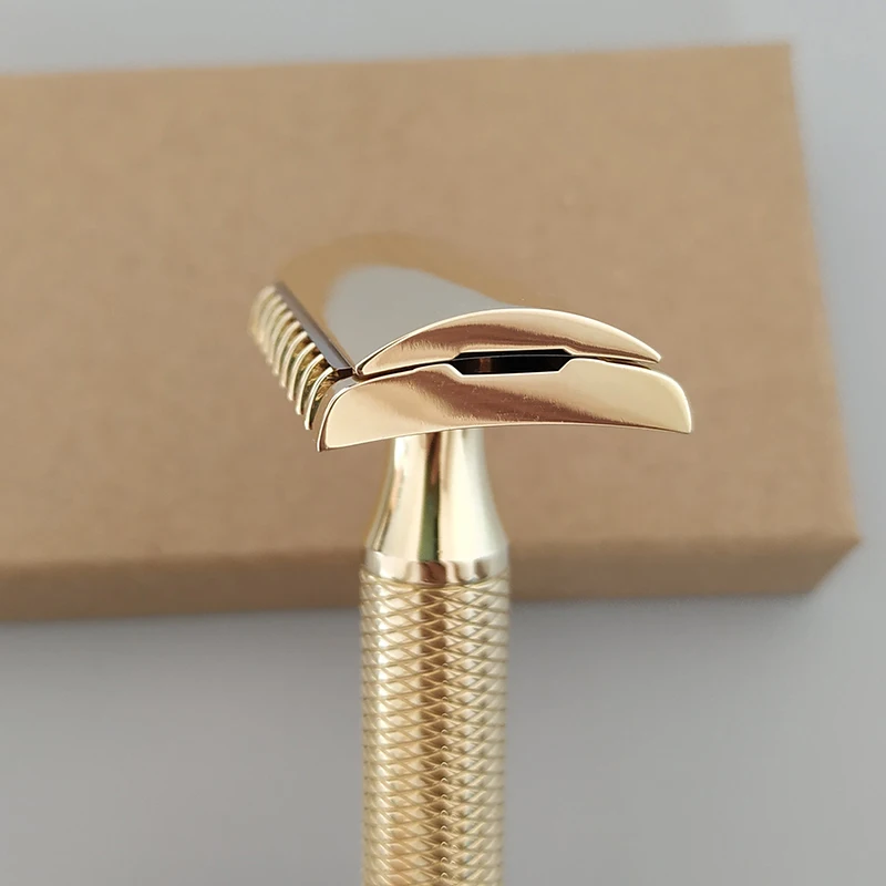 Dscosmetic Z0 Razor CNC Made Double Edge Safety Razor Mirror Polished