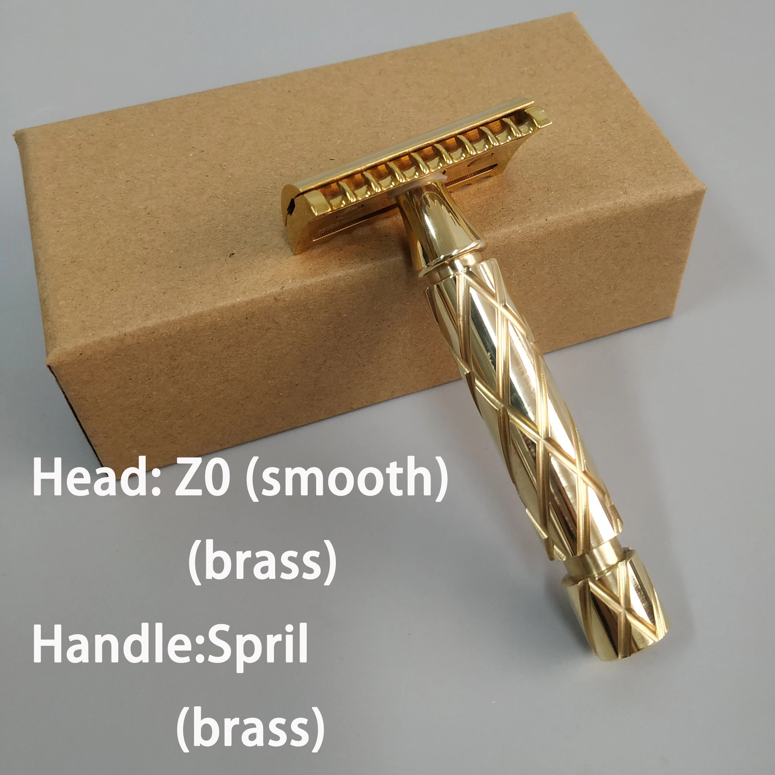 Dscosmetic Z0 Razor CNC Made Double Edge Safety Razor Mirror Polished