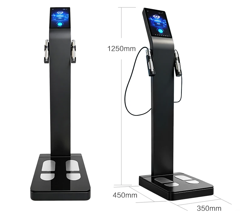 AI Smart Professional 3D Whole Body Health Scanner Touch Screen Body Composition Analyzer Weight Scale