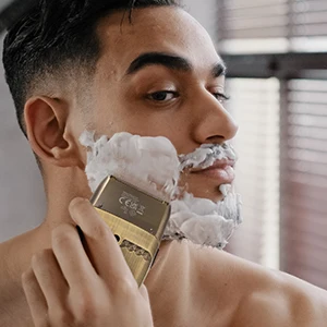 Hatteker Vintage Style Electric Shaver for Men LED Display USB Rechargeable Foil Razor with Cleaning Brush & Storage Case