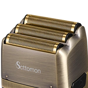 Hatteker Vintage Style Electric Shaver for Men LED Display USB Rechargeable Foil Razor with Cleaning Brush & Storage Case