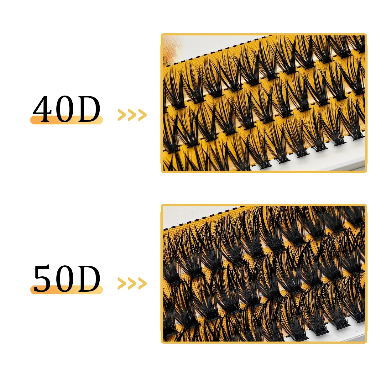 Lashes 10pcs/Lot Cluster Lashes 3 Rows 40D /50D Bundles Natural Style Individual Eyelashes Handmade Supplier