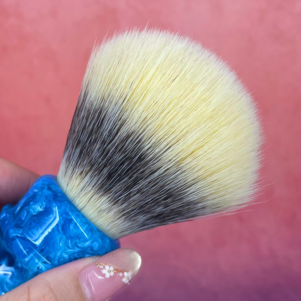 Premium New 2026 Chick down Fiber Shaving Brush Dense Soft Knot, Ergonomic Handle Wet Shaving Accessory