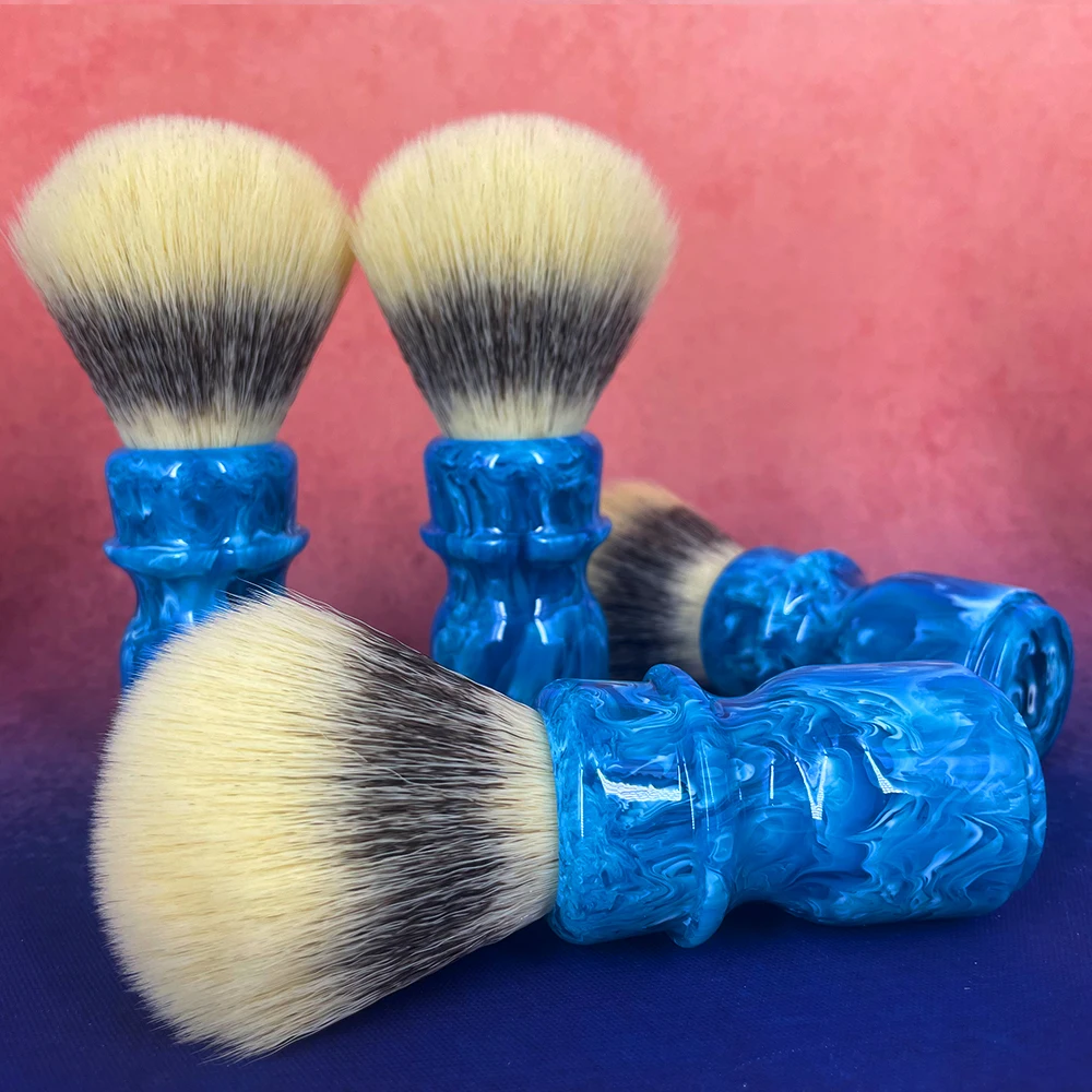 Premium New 2026 Chick down Fiber Shaving Brush Dense Soft Knot, Ergonomic Handle Wet Shaving Accessory