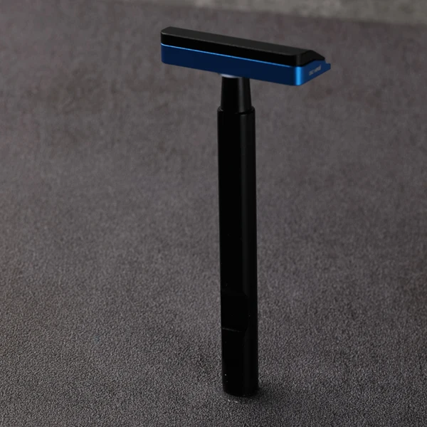 YAQI Black and Blue Color Tachi(Aluminum Version) Light Weight Single Edge Safety Razor