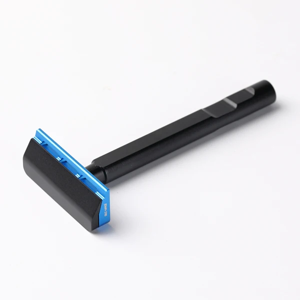 YAQI Black and Blue Color Tachi(Aluminum Version) Light Weight Single Edge Safety Razor