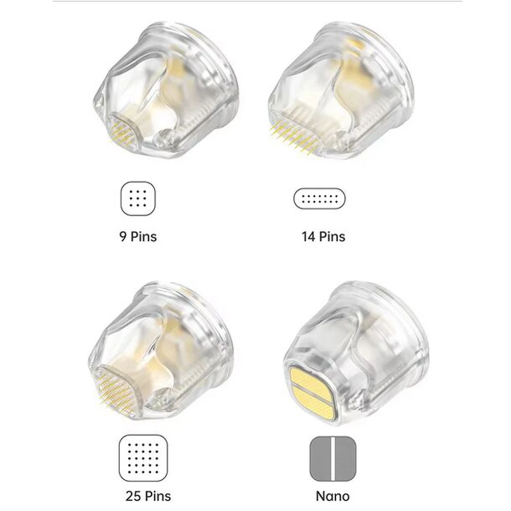 10pcs Bio Pen Q2 Disposable EMS Microneedling Cartridge Titanium Needle 9/14/25 Pins Cartridges Skin Care Consumable