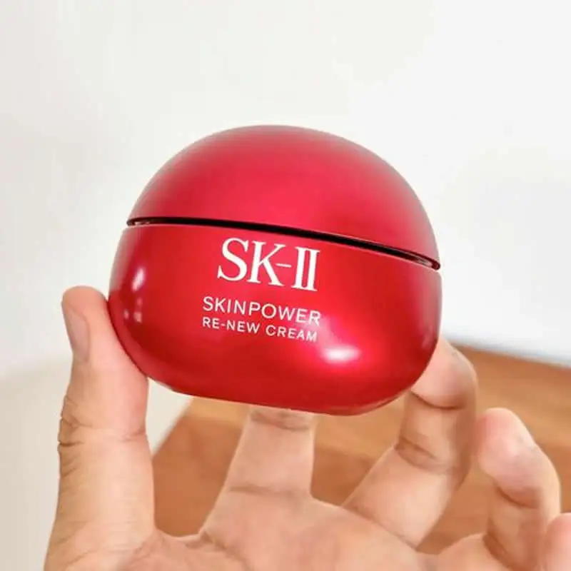 SK-II Skinpower Re-New Cream Anti Face Cream With PITERA Lift Firm Plump Aging Smooth Fine Lines Wrinkles Hydrate Brighten