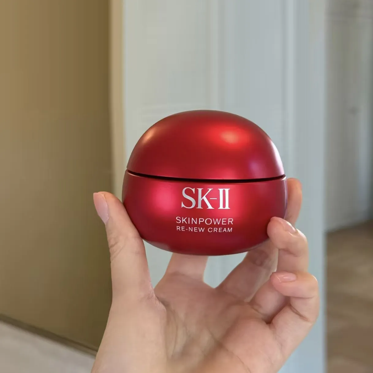 SK-II Skinpower Re-New Cream Anti Face Cream With PITERA Lift Firm Plump Aging Smooth Fine Lines Wrinkles Hydrate Brighten