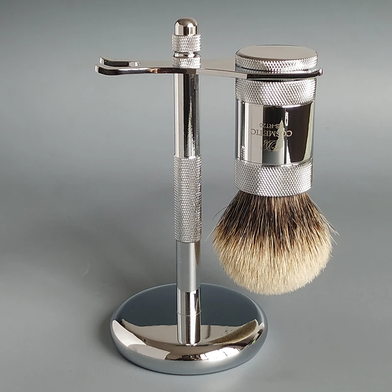 Dscosmetic Adjustable Two Band Hair Shaving Brush