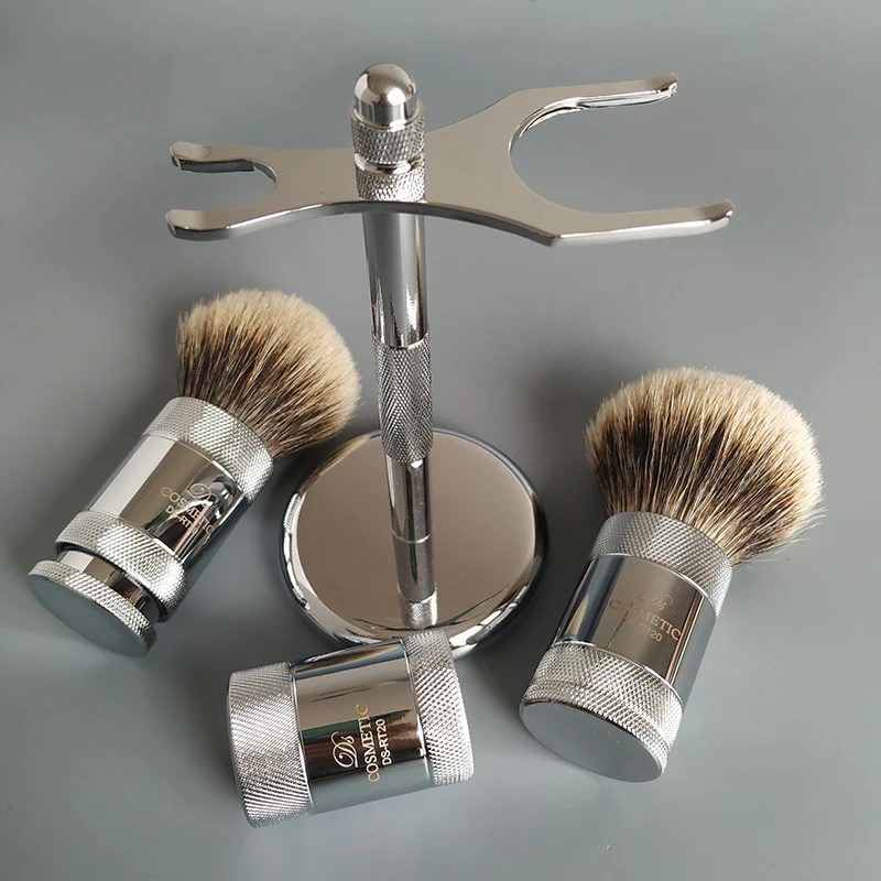Dscosmetic Adjustable Two Band Hair Shaving Brush