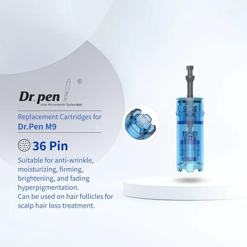 Triple-Lock Needle Design Nano Microneedle Dr.Pen M9 Replacement Needles Prevent Infection Penetrate the Skin Surface