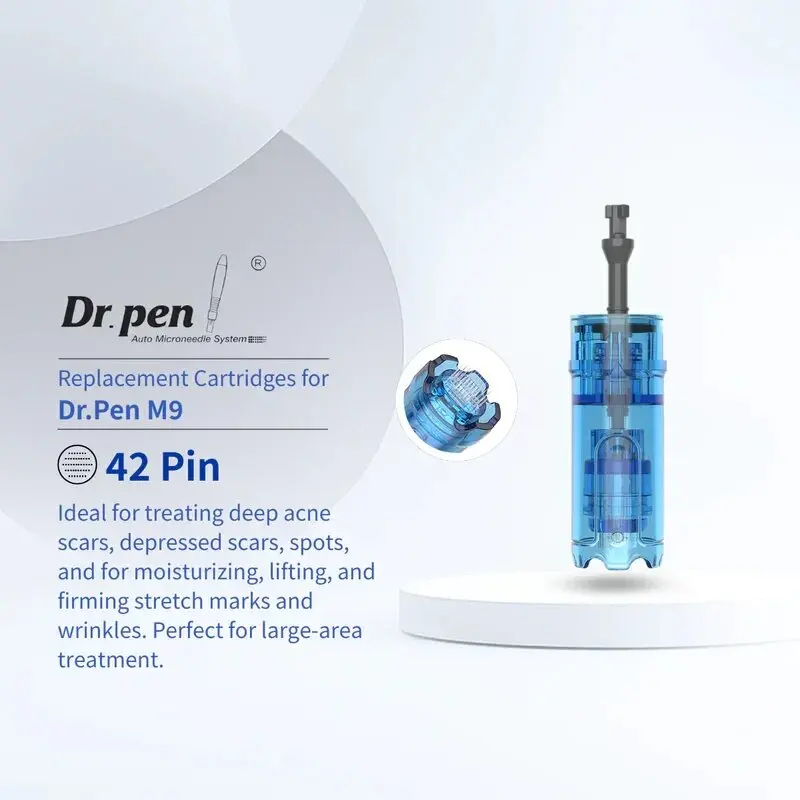 Triple-Lock Needle Design Nano Microneedle Dr.Pen M9 Replacement Needles Prevent Infection Penetrate the Skin Surface
