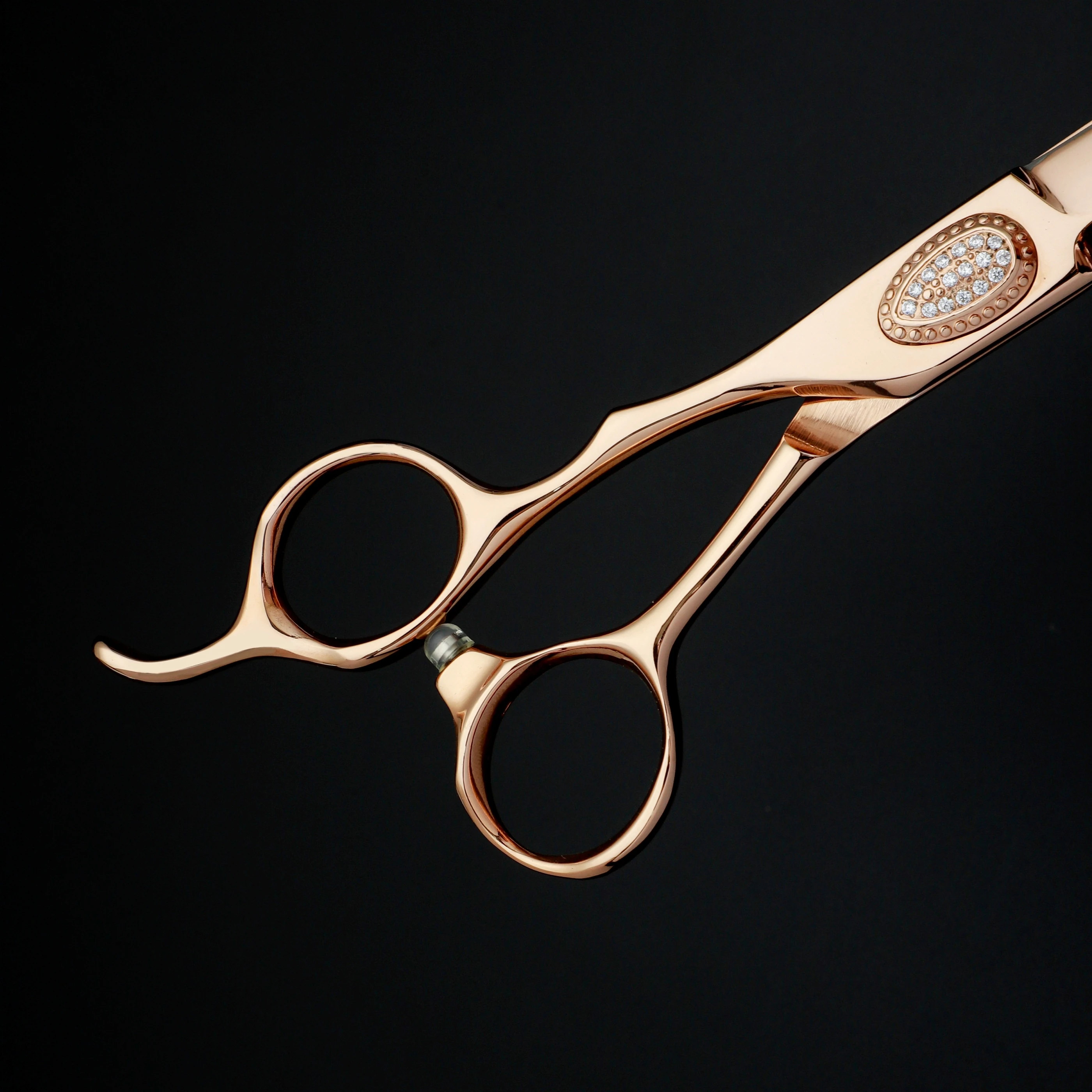 Professional Left Hand Barber Scissors,Set of 6-6.5-6.8 Inches Hairdressing Scissors,Hitachi 440C Steel Barbershop Accessories