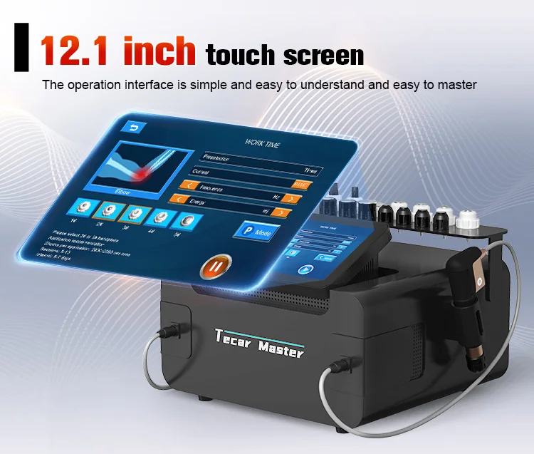 2-in-1 Shockwave Therapy Machine Body Pain Relief Physiotherapy Rehabilitation Equipment