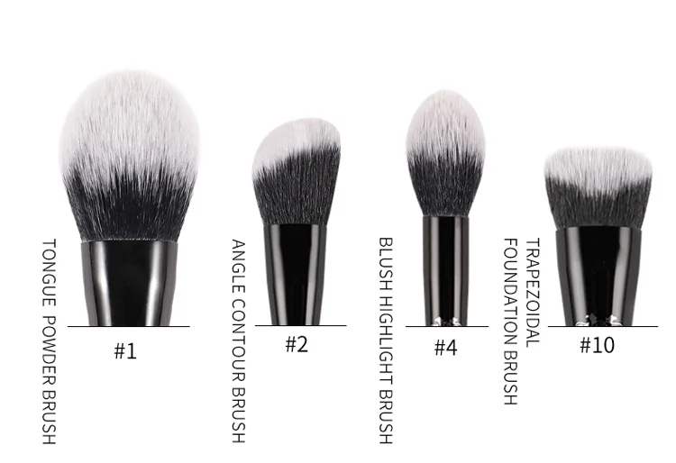 Kat Von D Makeup Brush Set & Kit Foundation Blush Highlight Concealer Powder Sculpting Eyeshadow Brush KVD Brand Makeup Brush