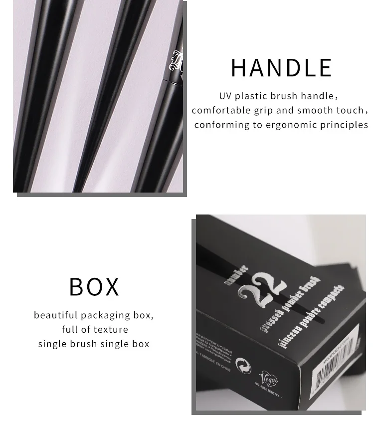 Kat Von D Makeup Brush Set & Kit Foundation Blush Highlight Concealer Powder Sculpting Eyeshadow Brush KVD Brand Makeup Brush
