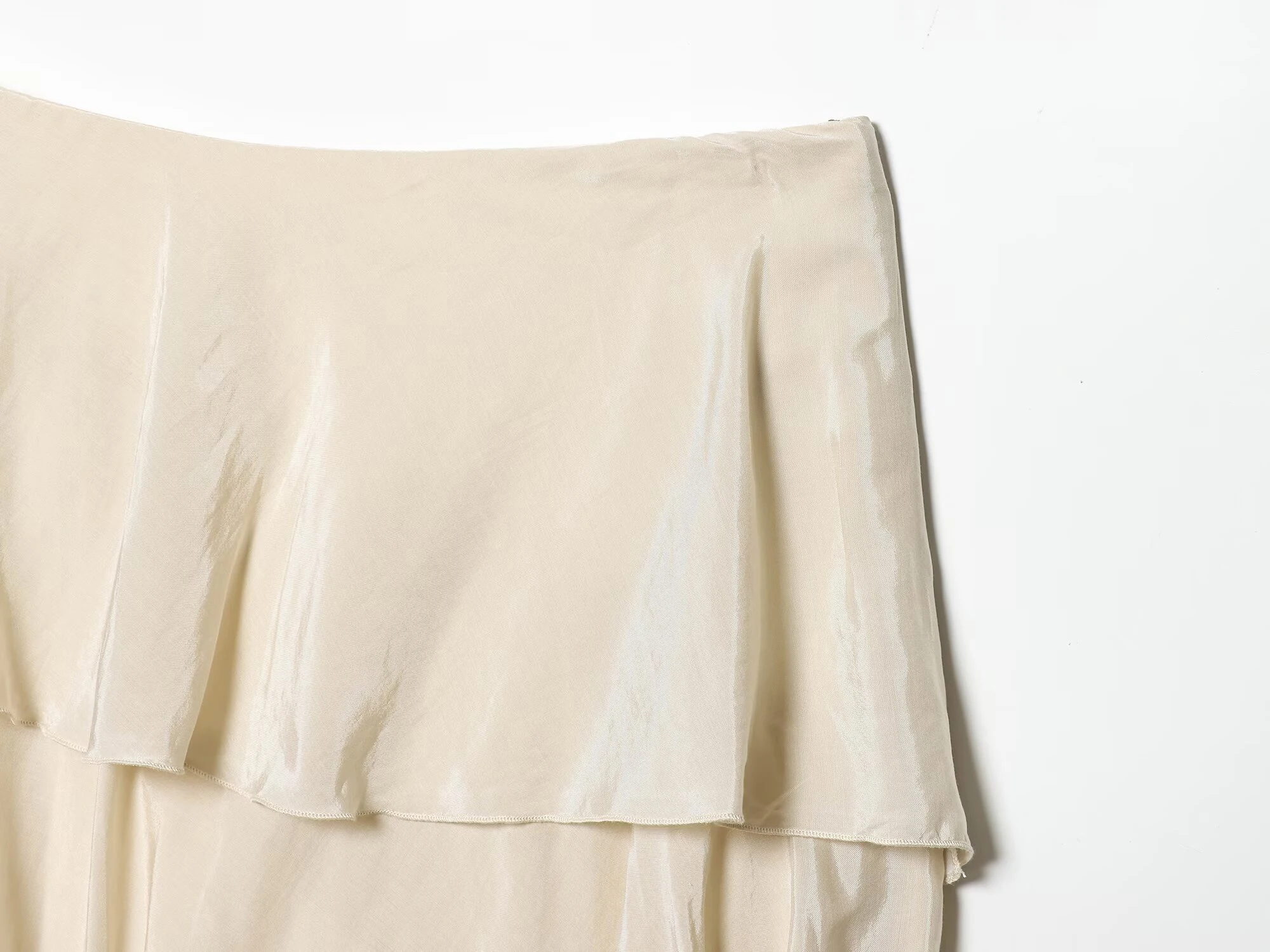 Spring and summer new women's clothing spicy ballet style loose mid waist layered decoration short cake skirt