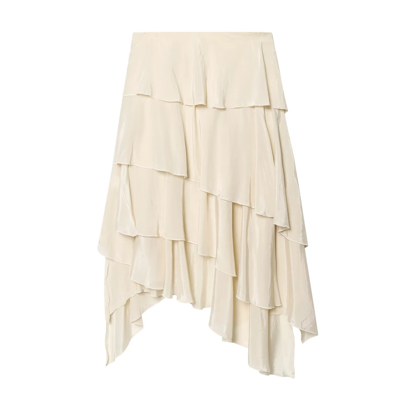 Spring and summer new women's clothing spicy ballet style loose mid waist layered decoration short cake skirt