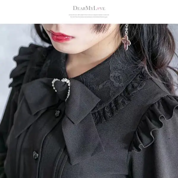 Japanese Gothic Lolita Ribbon Short Suspender plaid Skirt Girls Sweet Cute Lace A-Line Mini Skirts summer2026 black solid kawaii