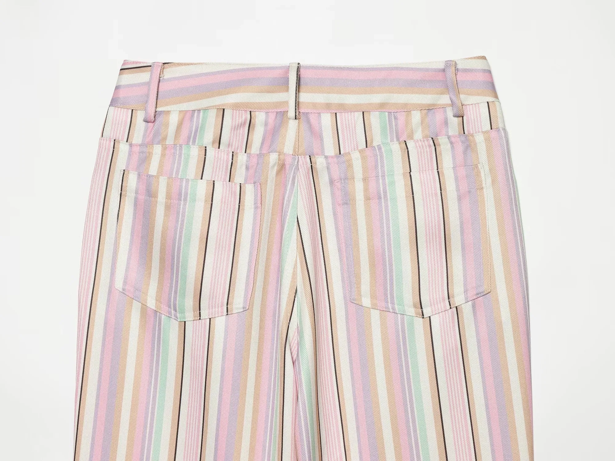 Women Wide Leg Pants Office Women Pockets Pleated Long Trousers Fashion Female Casual Spring Summer Streetwear Pants